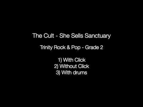 She Sells Sanctuary by The Cult - Backing Track Drums (Trinity Rock & Pop - Grade 1)