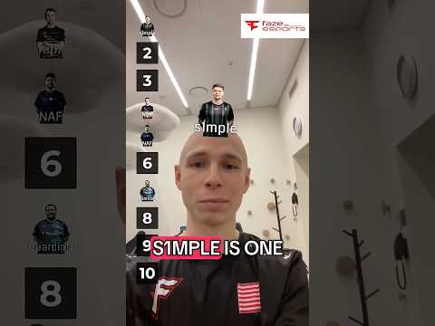 EliGE Ranks S1mple, ZywOo & m0NESY 🔥 #cs2