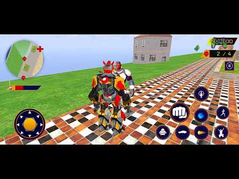 Flying UFO Car Robot Transform Game 2021(By Grand Superhero Games) - Android Gameplay