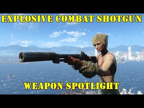 Fallout 4: Weapon Spotlights: Explosive Combat Shotgun
