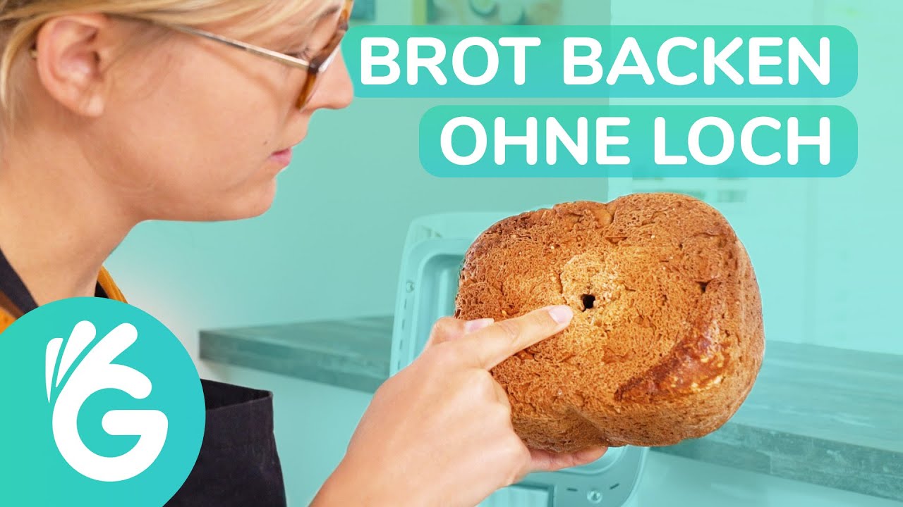 Brot backen ohne Loch im Brotbackautomat - Anleitung