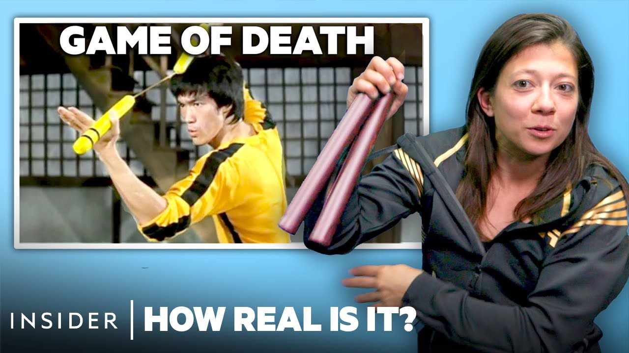 Nunchuck Master Rates 11 Nunchuck Scenes In Movies And TV | How Real Is It? | Insider