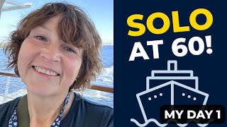 CAN I DO THIS? ⚓ Solo Alaska Cruise Day 1 | So Excited & Anxious | Over 60
