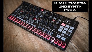 Video thumbnail for IK Multimedia Uno Synth Pro X Unboxing + Demo | No Talking | by DKS SYNTH LAB
