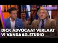 Advocaat verlaat VI Vandaag-studio: 'Dick vond het niet zo leuk allemaal...' | VI Vandaag