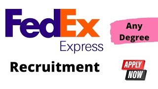 Fedex  Hiring//Freshers//Any Degree