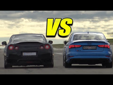 800HP NISSAN GTR vs 700HP AUDI RS3! RACE😏🔥