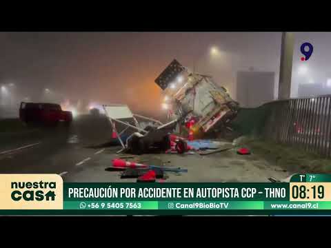 Grave accidente en autopista de Talcahuano a Concepción