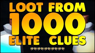 RS3 | Loot From 1000 Elite Clues!