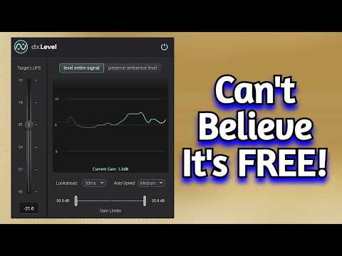 I Can&rsquo;t Believe This New Plugin Is FREE! - Great Alternative To Waves Vocal Rider - dxLevel