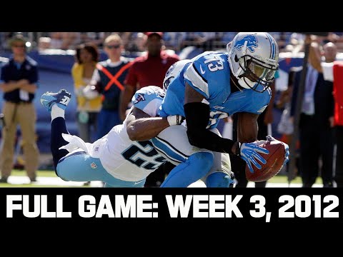 The Craziest Game No One has Seen! Lions vs. Titans Week 3, 2012 Full Game