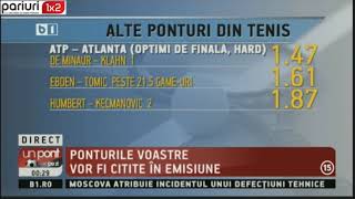 Alte ponturi: Joi, fotbal si tenis » 12 predictii!