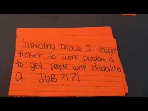 Ticket to work program review