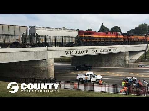 Advantages of County Materials' Prestress Products - Galesburg Bridge Product Feature