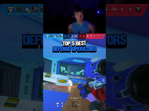 Top 5 Best Defense Operators! #r6siege