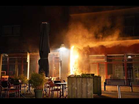 Grote Brand winkelcentrum De Hovel Goirle