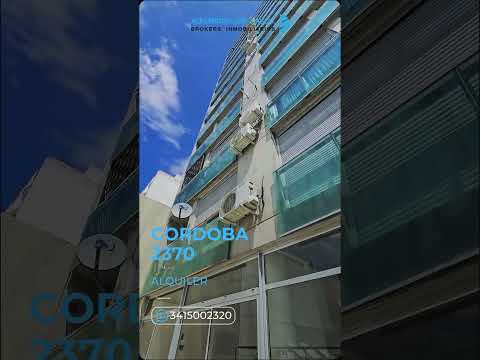 🏢 1 Dormitorio en Alquiler con Comodín, Cochera y Doble Baño: Córdoba 2370 (Edificio Malena)