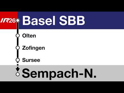 SOB Ansagen • IR26 • nach Sempach-Neuenkirch