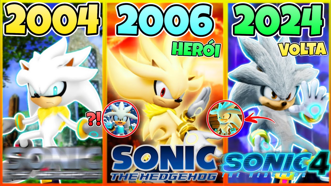 A HISTÓRIA do SILVER! O Ouriço do FUTURO Injustiçado (2004 - 2024 Evolução) 2006, Forces, Filme