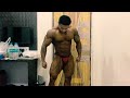 Avin posing practice for olympia amateur 2017