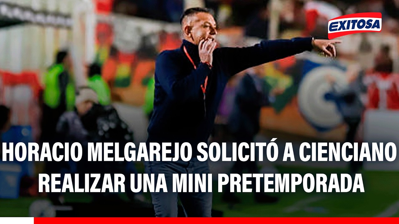 🔴🔵Horacio Melgarejo planteó una mini pretemporada al desconocer si se iba a jugar la Copa de la Liga