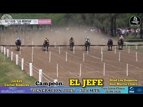 EL JEFE (San Martin Chaco) Campeón Generacion 2023 - tres Isleta - 20-09-2026