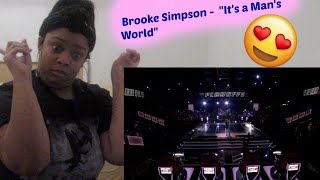 The Voice 2017 Brooke Simpson-The Playoffs: &quot;It&#39;s a Man&#39;s Man&#39;s Man&#39;s World&quot;