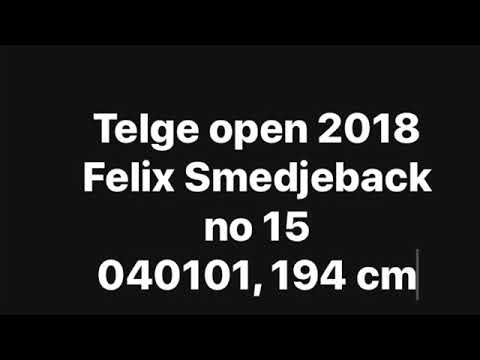 Felix Smedjeback Telge open 2018