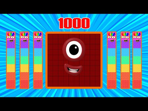 Looking for Numberblocks Puzzle Tetris NEW  1000 Space ASMR -  Numberblocks Satisfying Video #2