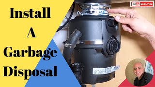 How to install a garbage disposal