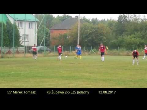 KS Żupawa - LZS Jadachy (gol na 1-3 Marek Tomasz) 1.kolejka Klasy "A" 13.08.2017