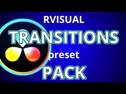 TRANSITION PRESET PACK by RVISUAL for DAVINCI RESOLVE 16 (SAM KOLDER STYLE)