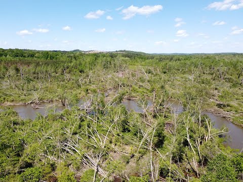 3-24-2020 Tishomingo, MS Tornado Damage at Bear Creek Mounds Flyover