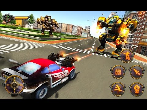 Robot Car War Transform Fight (By Tech 3D Games Studios) Android Gameplay HD