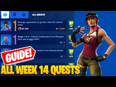 *ALL* WEEK 14 EPIC AND LEGENDARY QUESTS | Fortnite Chapter 2 Season 5