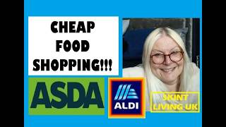Cheap Aldi Asda Food Shop with offers & yellow sticker reduced prices