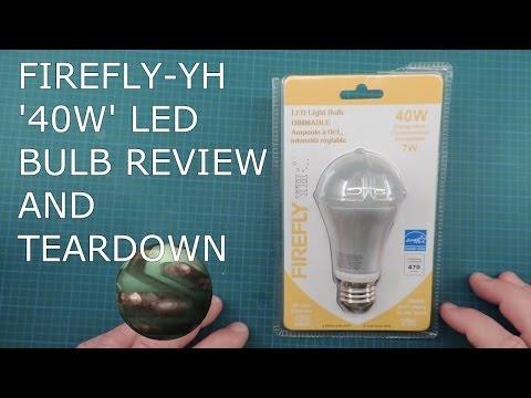 Firefly YH '40w' LED Bulb Review and Teardown