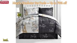 Macy's comforter set deals – Up to 70% off