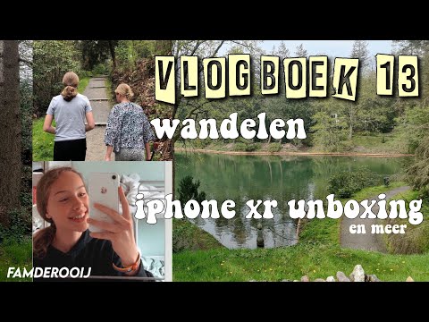 WANDELEN 🚶🏽‍♀️ & iPHONE XR UNBOXiNG!! 📱|| vlogboek 13 || famderooij