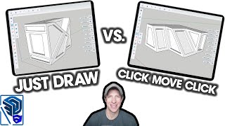 Just Draw vs. Click Move Click - Which SketchUp for Ipad Drawing Method to Use?