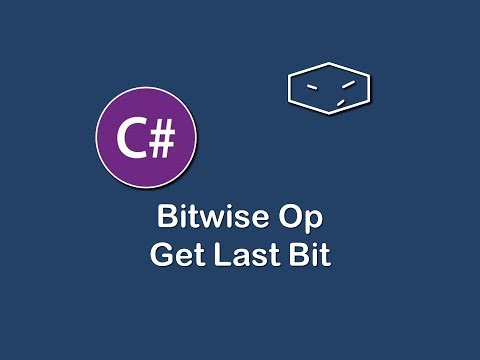 bitwise op get last bit in c