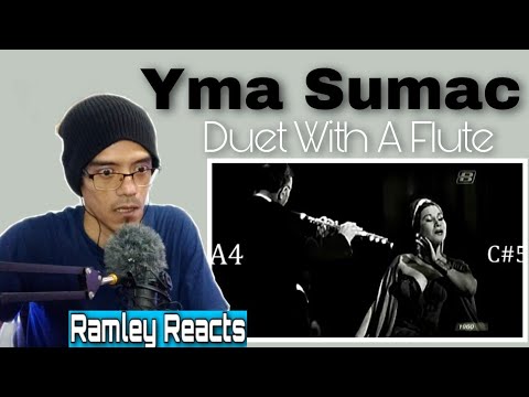 Reaction🎵Yma Sumac - In Her Duet With A Flute (Insane Harmonization) | Ramley Reacts