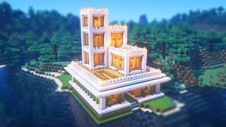 Minecraft: How to Build a Modern House by the Sea