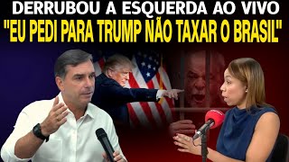 Flávio Bolsonaro REBATE mentiras da esquerda sobre o Pix e expõe acordo com Trump