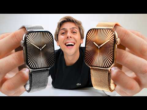 IT'S MASSIVE! Apple Watch Series 10 Unboxing ⌚️‼️ (46mm Titanium)