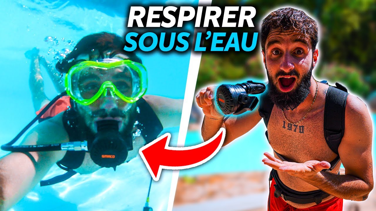 RESPIRER sous l'eau avec cet OBJET ! (j'ai tenu 15 minutes) SMACO
