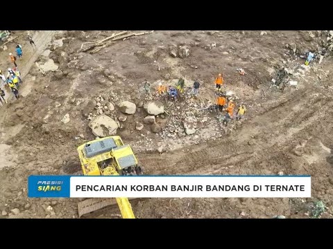 TIM SAR GABUNGAN TEMUKAN TIGA KORBAN BANJIR BANDANG DI TERNATE