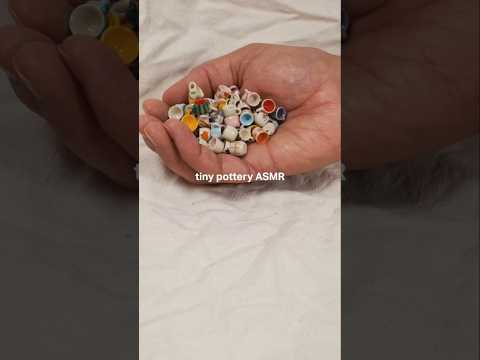 Those Tiny Ceramic Sounds Are So Satisfying 🤍🔔 #MiniatureASMR