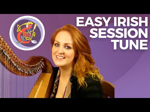 Irish Harp Lesson [The Ballydesmond Polka] + Technique