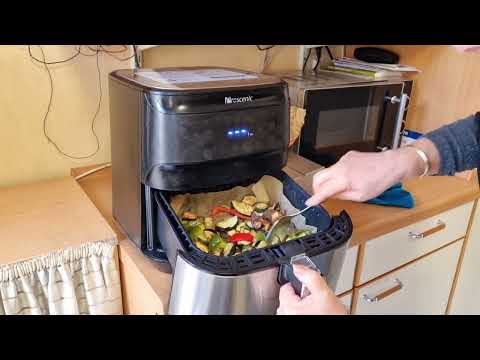 Gemüse in der Heißluftfritteuse, ohne viel Fett